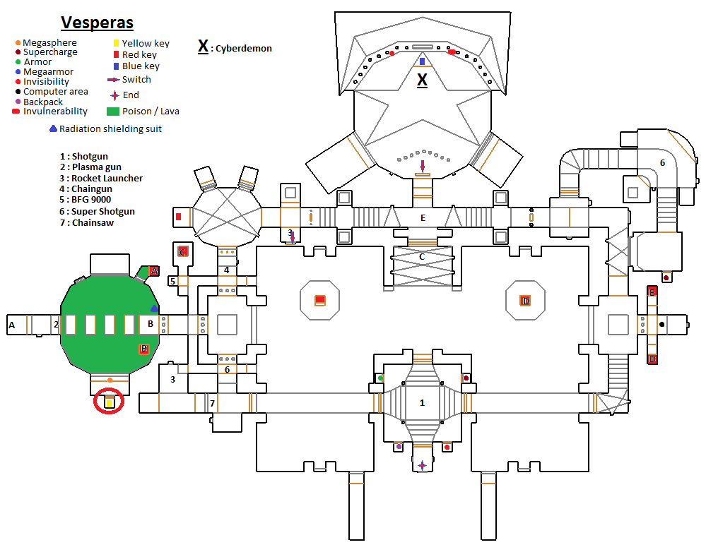 Example of a final layout diagram